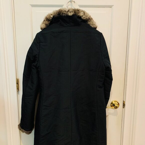 Cinzia Rocca Womens Top Over Coat, Sz 44 IT/ 8 US, Made In Italy Rabbit Fur - Picture 12 of 16